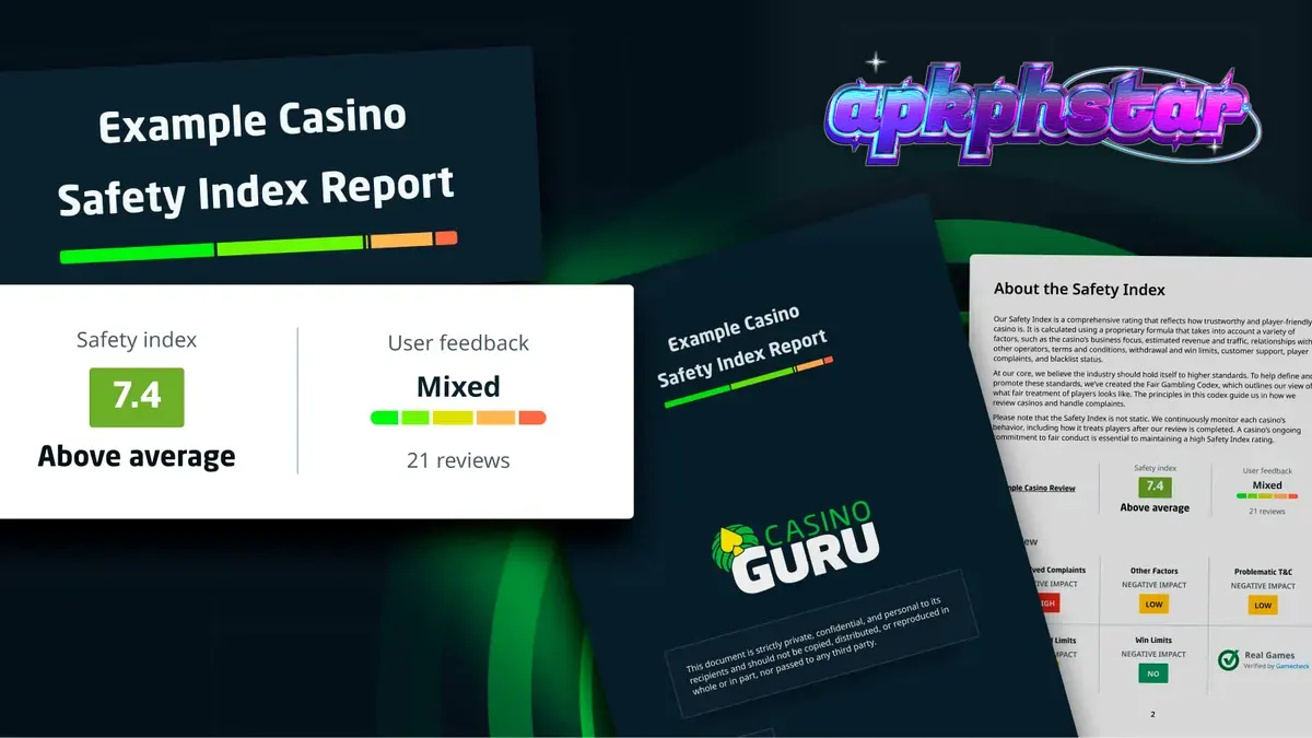 Laporan indeks keamanan kasino otomatis dari Casino Guru